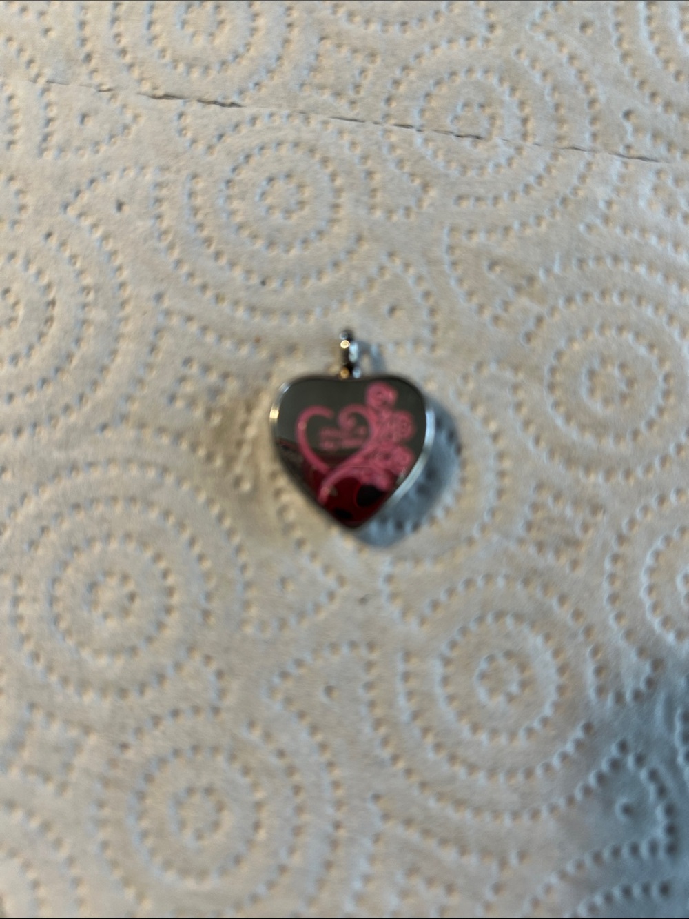 Heart-Shaped Pink Accent Pendant - Women Jewelry